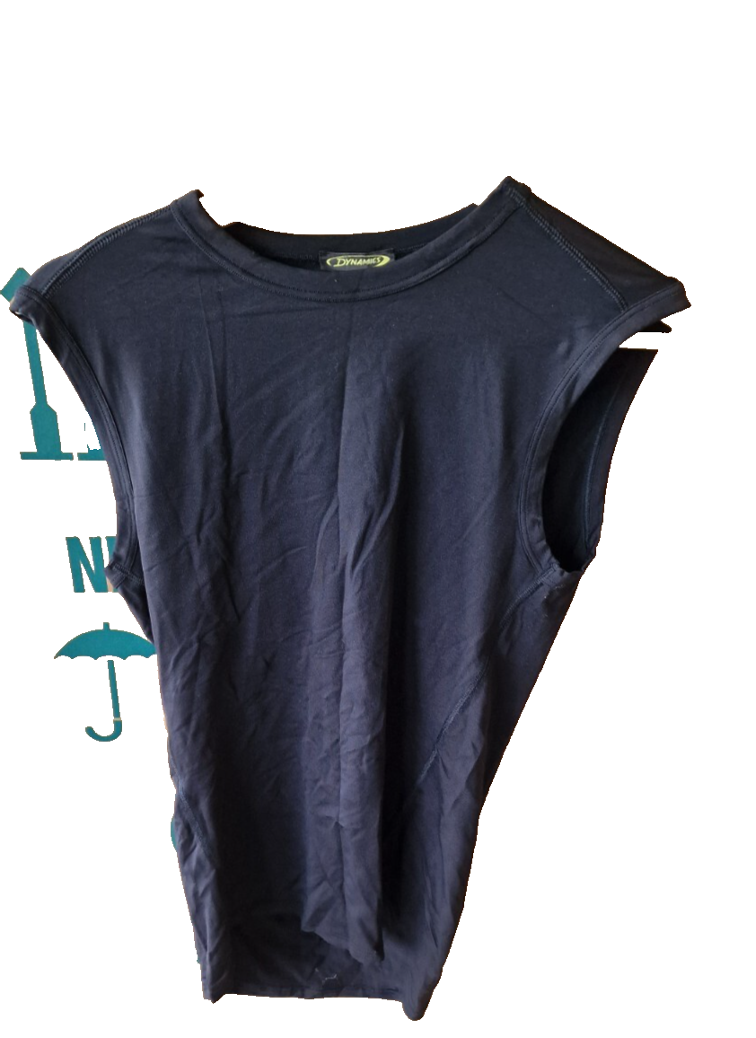 Dynamics Damen Unterhemd ohne Arm, Schwarz, Größe 40